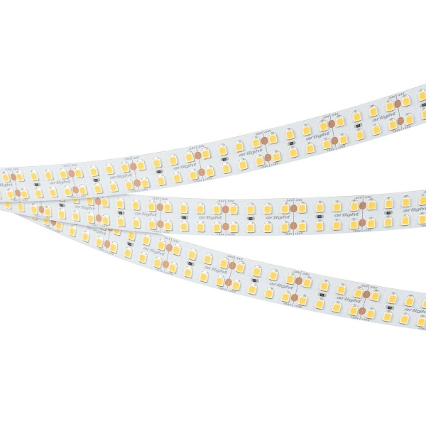 Светодиодная лента Arlight 4W/m 320Led/m 2835SMD теплый белый 5M RT-A320-15mm 24V Warm2400 044292