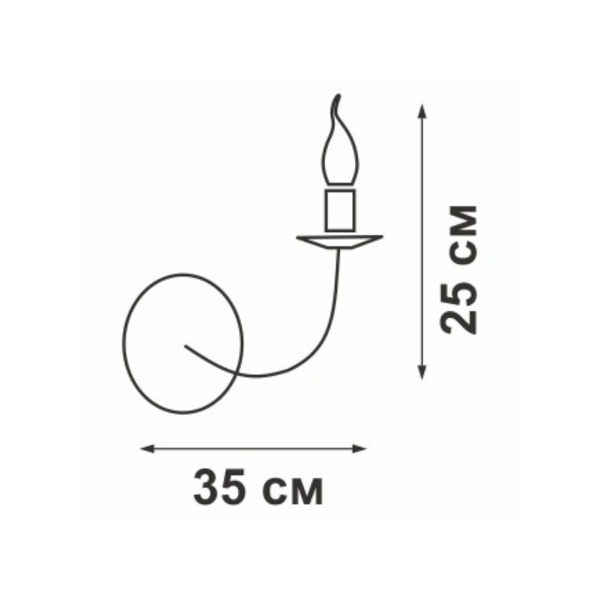 Бра Vitaluce V1301-1/1A