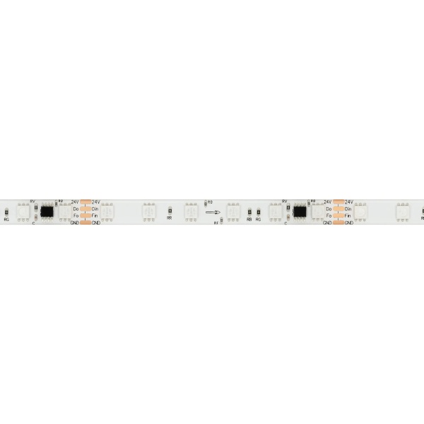 Светодиодная лента Arlight 12W/m 60LED/m 5060SMD разноцветный 5М SPI-SE-B60-10mm 24V 039601