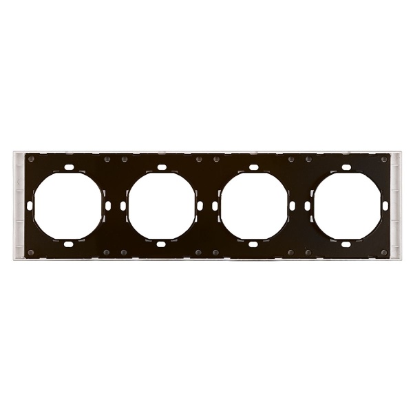 Рамка 4-местная, Stekker Мия, PFR00-3004-08, пудровый жемчуг 50489