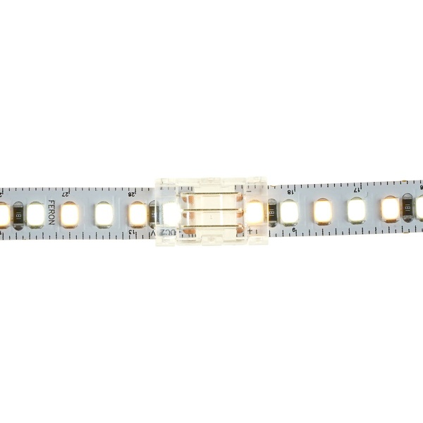 Соединитель лента-лента 10мм для CCT SMD ленты шириной 8 мм Feron LD169 52000