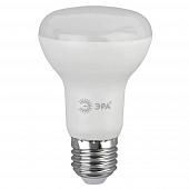 Лампа светодиодная ЭРА E27 8W 4000K матовая LED R63-8W-840-E27