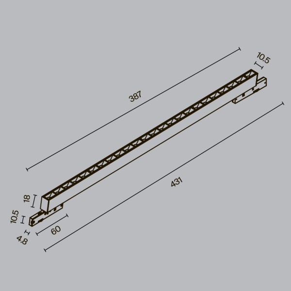 Трековый светильник Maytoni Technical TR193-1-20W4K-M-B
