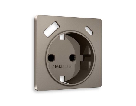 Лицевая панель розетки AMBRELLA VOLT AP6400
