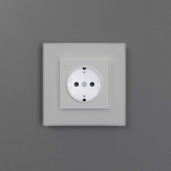 Розетка с подсветкой Werkel белый a069612