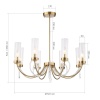 Подвесная люстра ST Luce Illumia SL1400.303.08