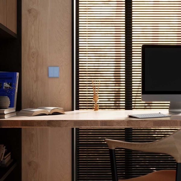 Клавиши для выключателя жалюзи, S70 (деним) Voltum VLS002515