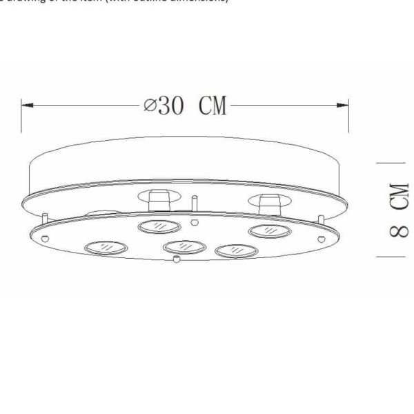 Потолочный светодиодный светильник Lucide Ready-Led 79170/15/11