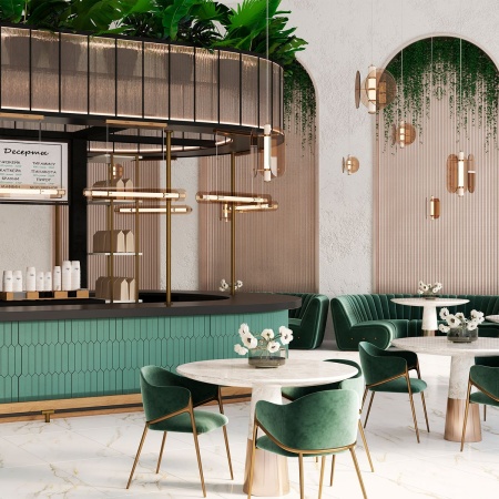 Подвесной светильник Crystal Lux AMARILLO SP18W LED BRASS