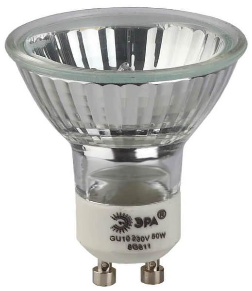 Лампа галогенная ЭРА GU10 50W 2700K прозрачная GU10-JCDR (MR16) -50W-230V C0027386 Лампа галогенная ЭРА GU10 50W 2700K прозрачная GU10-JCDR (MR16) -50W-230V C0027386