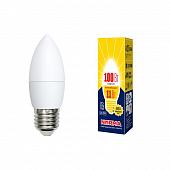 Лампа светодиодная (UL-00003815) E27 11W 3000K матовая LED-C37-11W/WW/E27/FR/NR