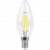 Лампа светодиодная Feron E14 11W 4000K Свеча Матовая LB-713 38008