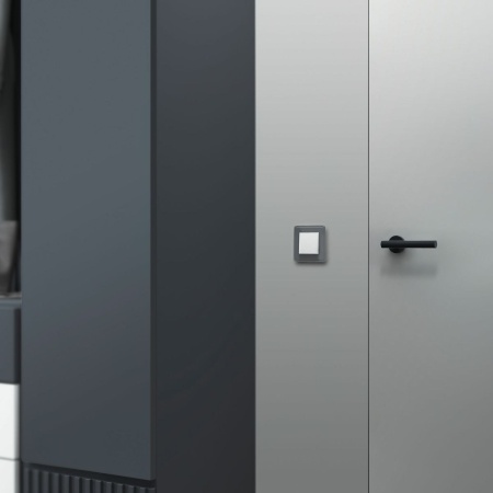 Выключатель одноклавишный проходной Werkel белый матовый W1112061 4690389184598