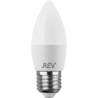 Лампа светодиодная REV C37 E27 9W теплый свет свеча 32412 6