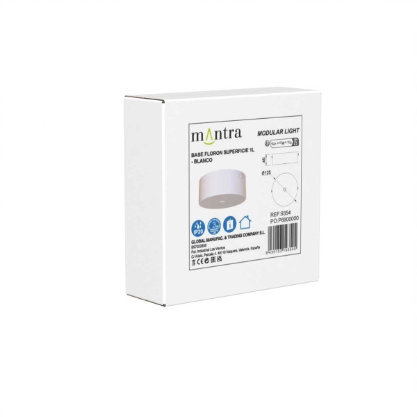 Потолочное основание Mantra Modular Light Florones 9354
