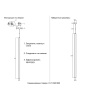 Подвесной светильник Crystal Lux CLT 036C800 BS