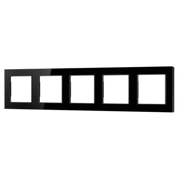 Рамка стеклянная FRM-GLARE-GS-5-BK Arlight 043806