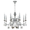 Подвесная люстра Crystal Lux MERCEDES SP8 CHROME/SMOKE