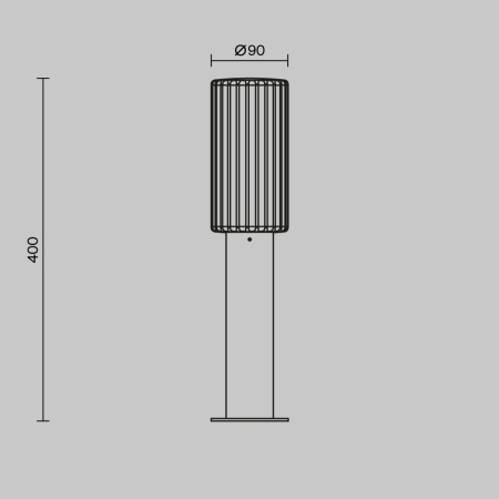 Ландшафтный светильник Maytoni Outdoor O502FL-01B