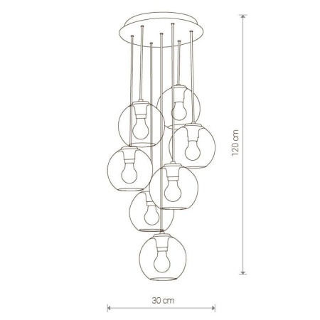 Подвесная люстра Nowodvorski Vetro 9131