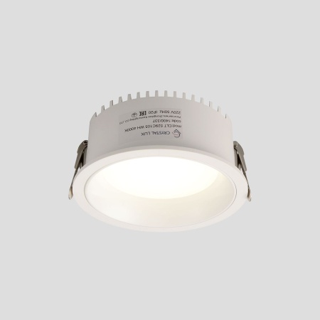 Встраиваемый светодиодный светильник Crystal Lux CLT 529C105 WH 4000K