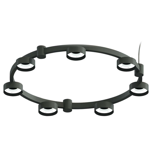 Корпус подвесной люстры Ambrella light DIY Spot Techno Ring SBK черный песок C9238 Корпус подвесной люстры Ambrella light DIY Spot Techno Ring SBK черный песок C9238