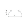 Рассеиватель Arlight Arh-Bent-W18-2000 Black 041032