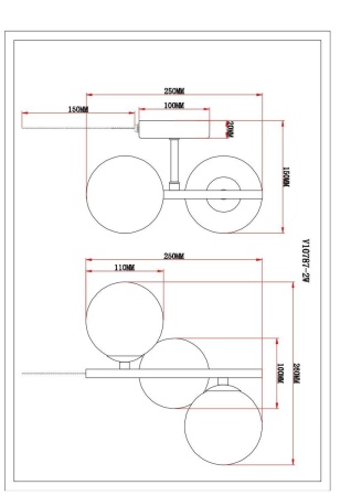 Бра Moderli Renny V10787-2W Бра Moderli Renny V10787-2W