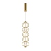Подвесной светодиодный светильник Maytoni Golden Cage MOD216PL-L10G3K