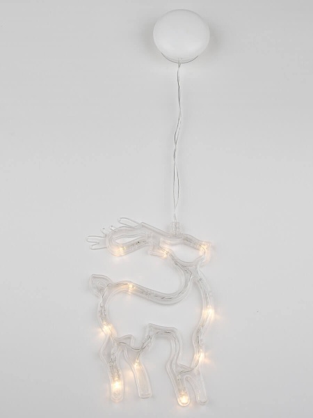 Подвесной светодиодный светильник «Олень» Uniel ULD-H1419-010/STA/3AAA Warm White IP20 Deer UL-00007252