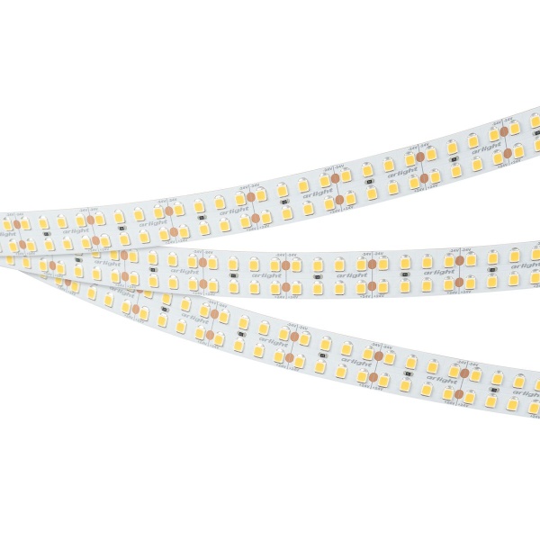 Светодиодная лента Arlight 4W/m 320Led/m 2835SMD теплый белый 5M RT-A320-15mm 24V Warm2400 044292