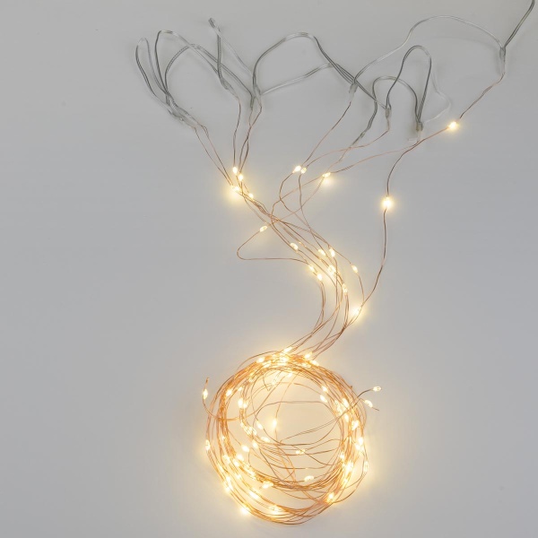 Светодиодная гирлянда Uniel занавес 220V теплый белый ULD-C1510-100/STA Warm White IP44 UL-00007249