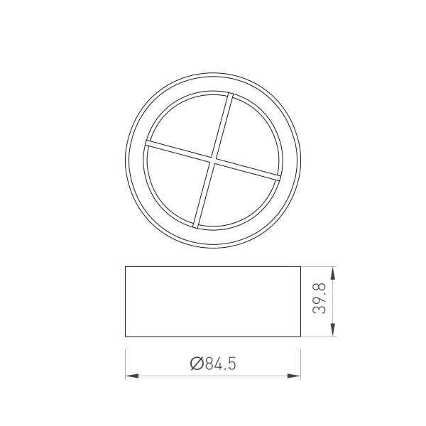Решетка антибликовая Arlight LGD-Antiglare-Grille-R85 046756