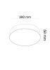 Потолочный светодиодный светильник Maytoni Technical Zon C032CL-L43MG3K