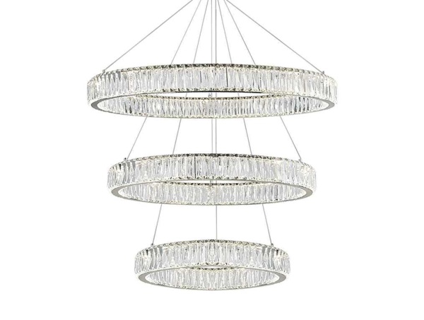 Вертикальная композиция Newport 8240 из трех колец хром №10 S8240_028CH
