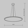 Подвесной светодиодный светильник Maytoni Cosmos MOD057PL-L78W4K