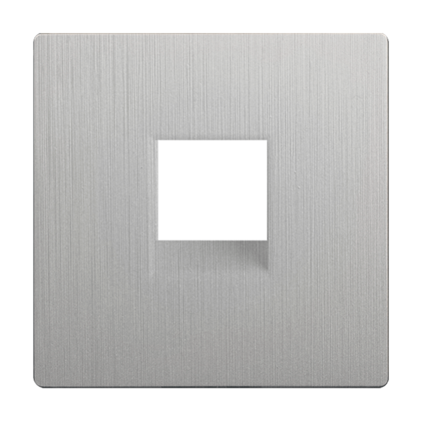 Накладка Werkel для RJ11 серебряный рифленый WL09-RJ-11-CP 4690389130076