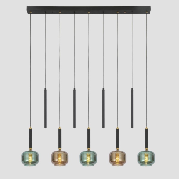 Люстра подвесная Alfa Light F1824-08 925*100*1200mm G9*5