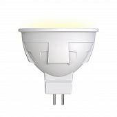 Лампа светодиодная (UL-00002424) GU5.3 6W 3000K матовая LED-JCDR 6W/WW/GU5.3/FR PLP01WH