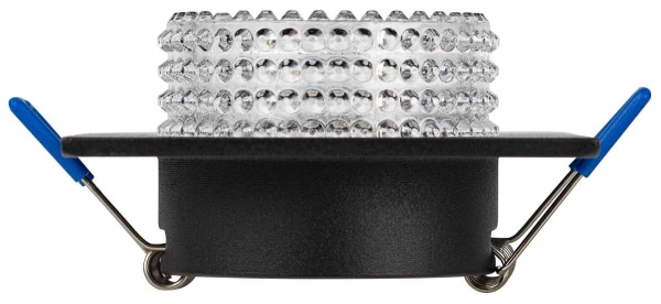 Светильник встраиваемый декоративный ЭРА DK110 BK/CL под лампу MR16 GU5.3 черный/прозрачный Б0058422