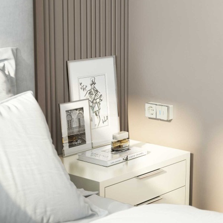 Розетка с заземлением Werkel Gallant слоновая кость W5071003 4690389164477