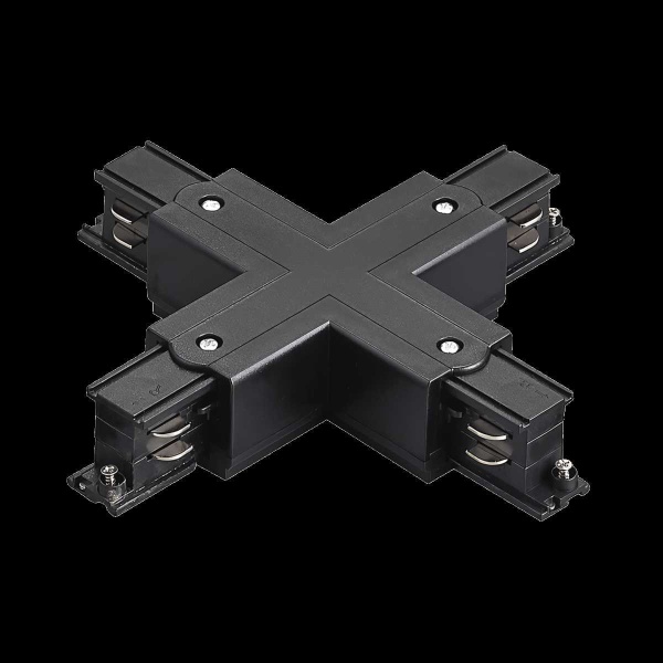 Соединение крестовое с подводом питания к треку 5040xx-(F)/(R) Quattro Lightstar 504147-FR