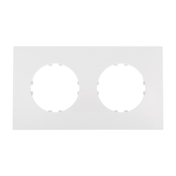 Рамка LK Studio 2-постовая квадрат (белый) Vintage-Quadro 884204-1