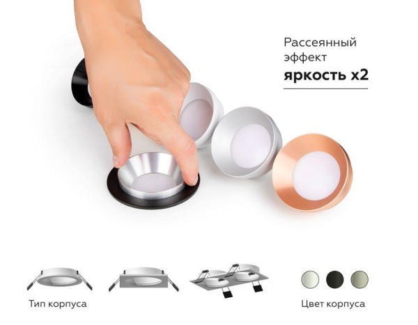 Корпус светильника Ambrella light DIY Spot C7636 Корпус светильника Ambrella light DIY Spot C7636