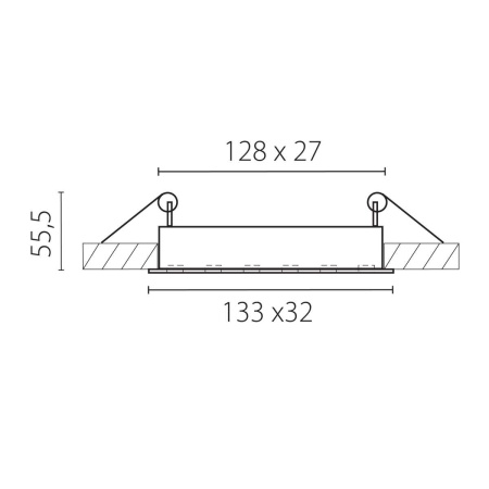 Светильник встраиваемый Guarda Lightstar 080246