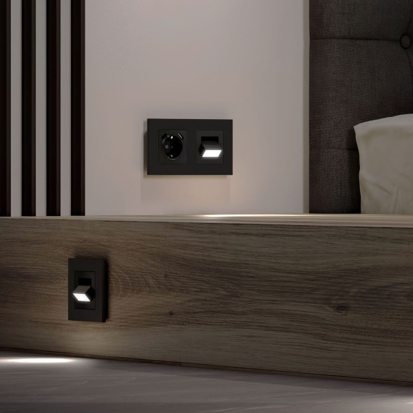 Встраиваемая LED подсветка Werkel Turn черный матовый W1154708 4690389199189