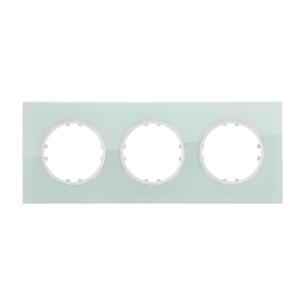 Рамка LK Studio 3-постовая квадрат из натурального светлого стекла Vintage 884311-1