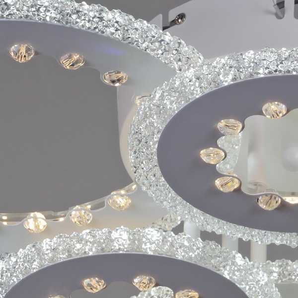 Потолочная светодиодная люстра Reluce 08451-0.3-3+3C WH