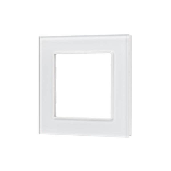 Рамка стеклянная FRM-GLARE-GS-1-WH Arlight 043786