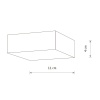 Потолочный cветильник Nowodvorski Lid Square Led White 10420
